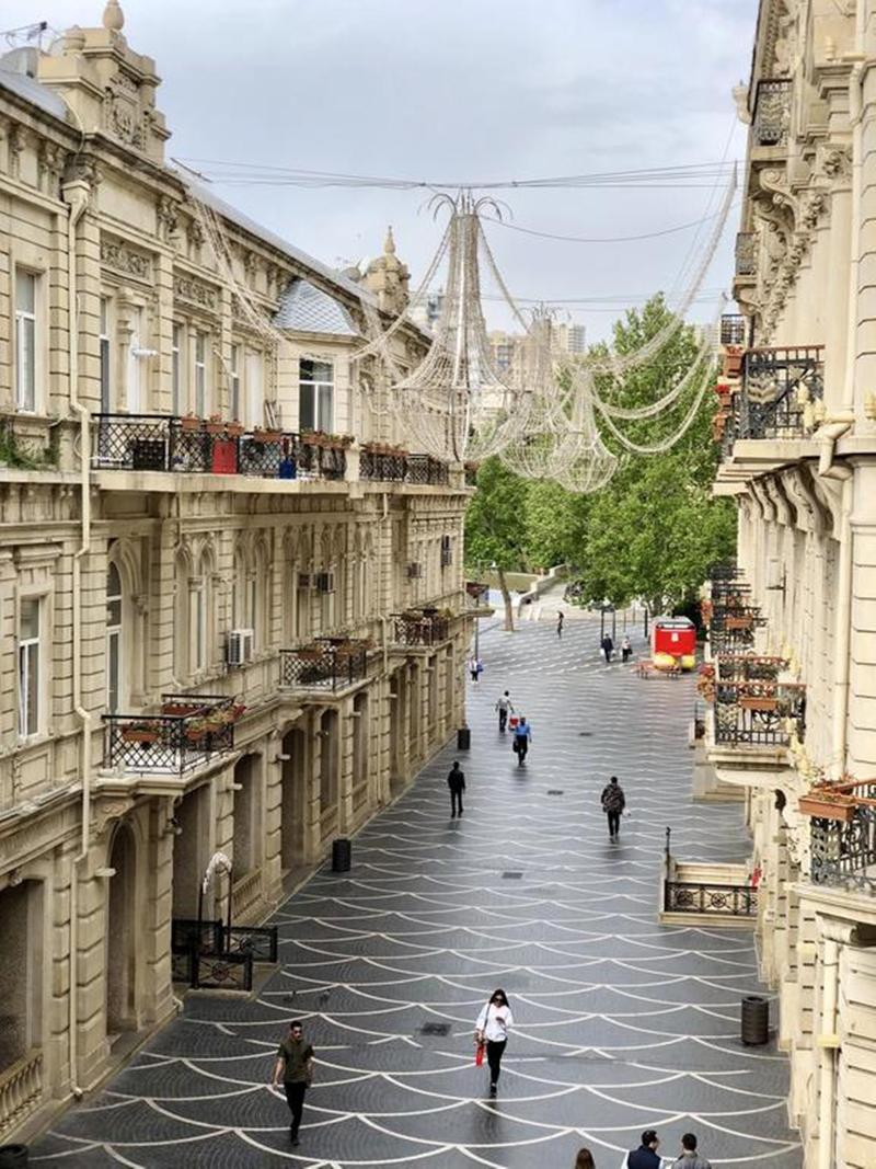 Khaghani Center Hotel Баку Екстериор снимка